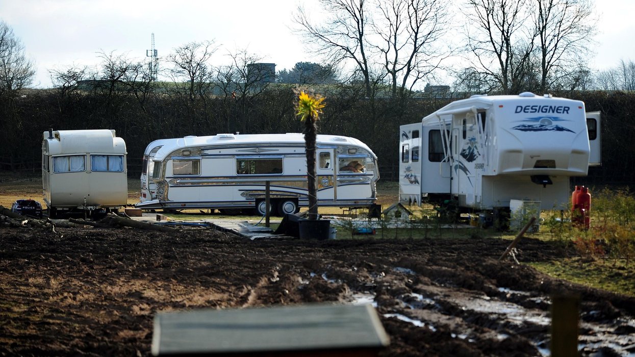 ANOTHER traveller invasion strikes leafy village as cascade of caravans roll in over Easter