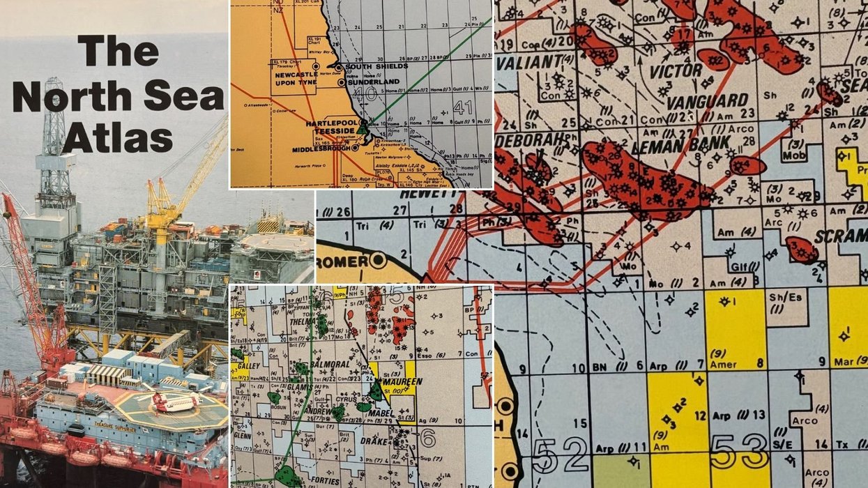 Incredible North Sea Atlas from four decades ago reveals extent of Britain's gas and oil empire - before Net Zero's disastrous impact