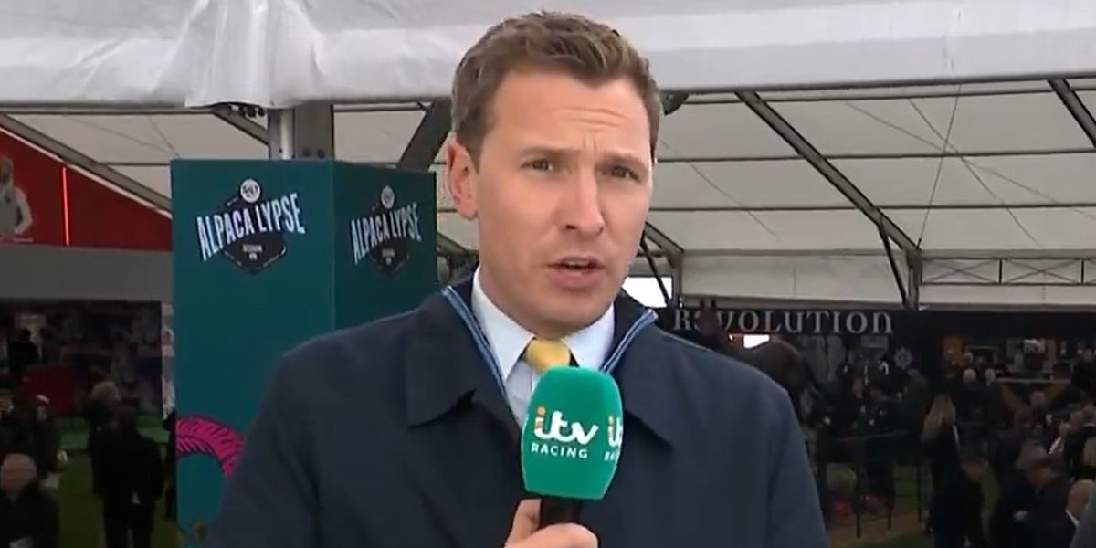 ITV presenter apologises on live TV after trying to kiss female at Grand National ITV presenter apologises on live TV after trying to kiss female at Grand National