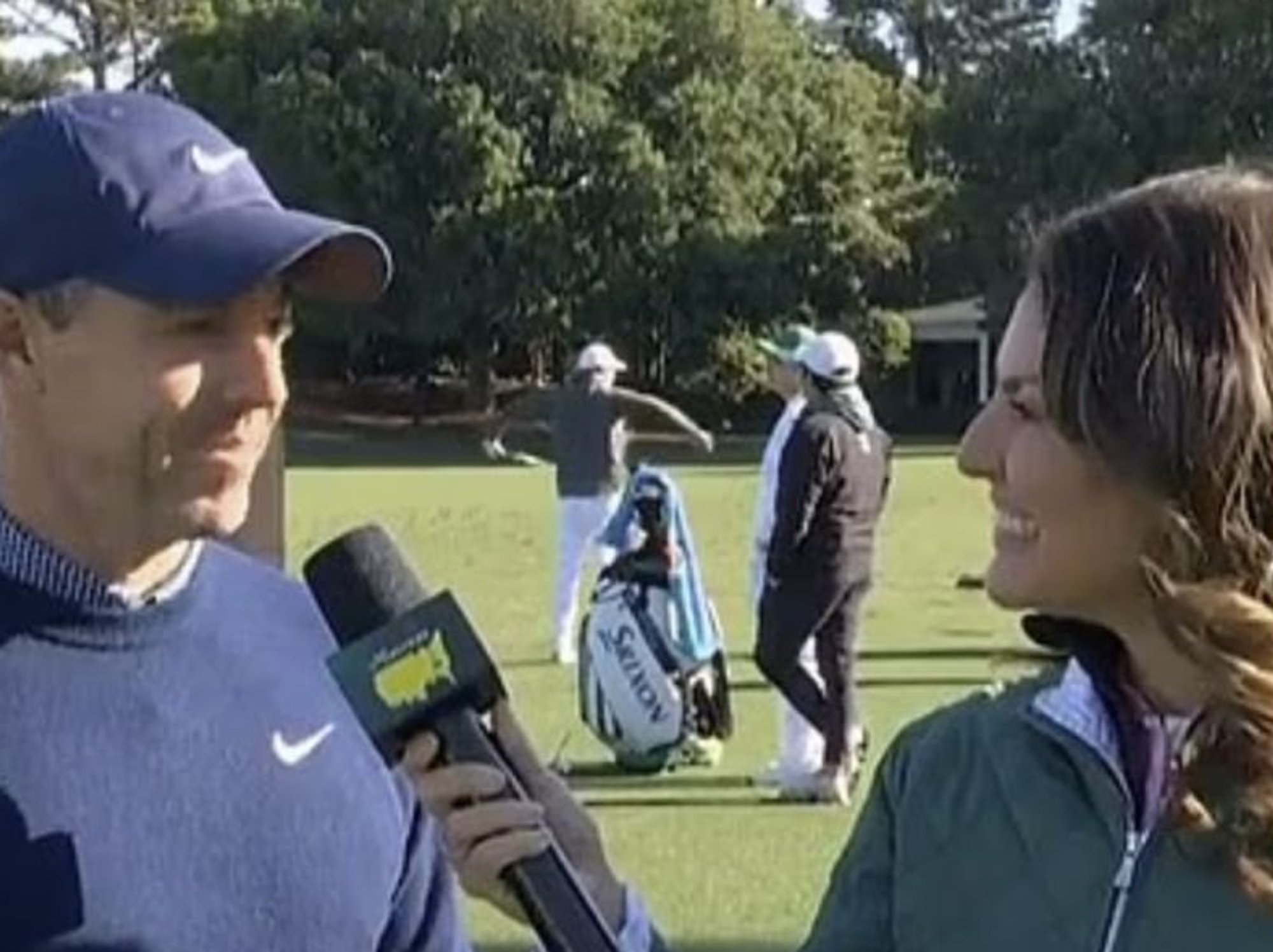 TV presenter and Rory McIlroy chat two years after rumoured relationship rocked Erica Stoll marriage