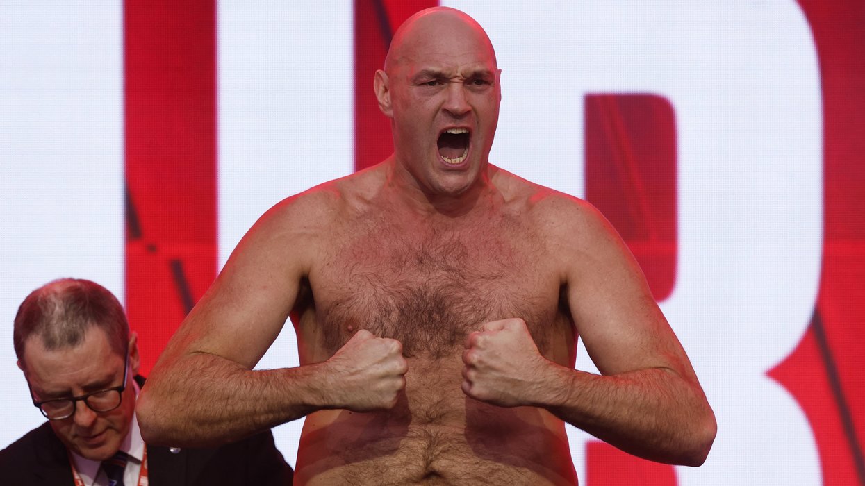 Tyson Fury shows off incredible physique at weigh-in ahead of Arslanbek Makhmudov fight
