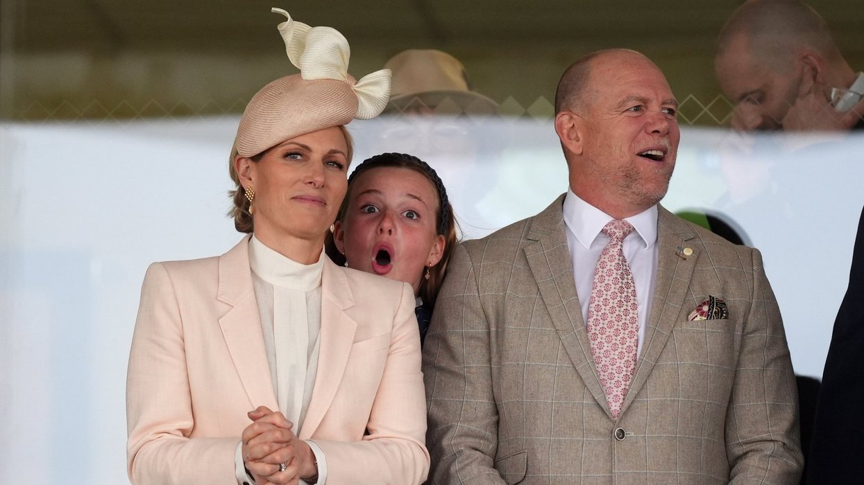 Mia Tindall, 12, takes centre stage at Aintree with hilarious gestures