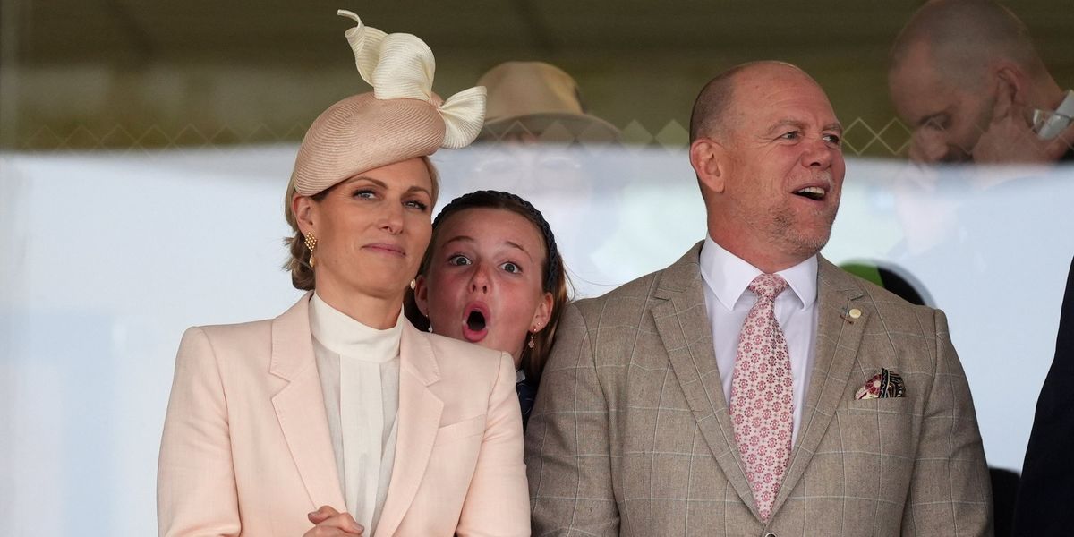 Mia Tindall, 12, takes centre stage at Aintree with hilarious gestures Mia Tindall, 12, takes centre stage at Aintree with hilarious gestures