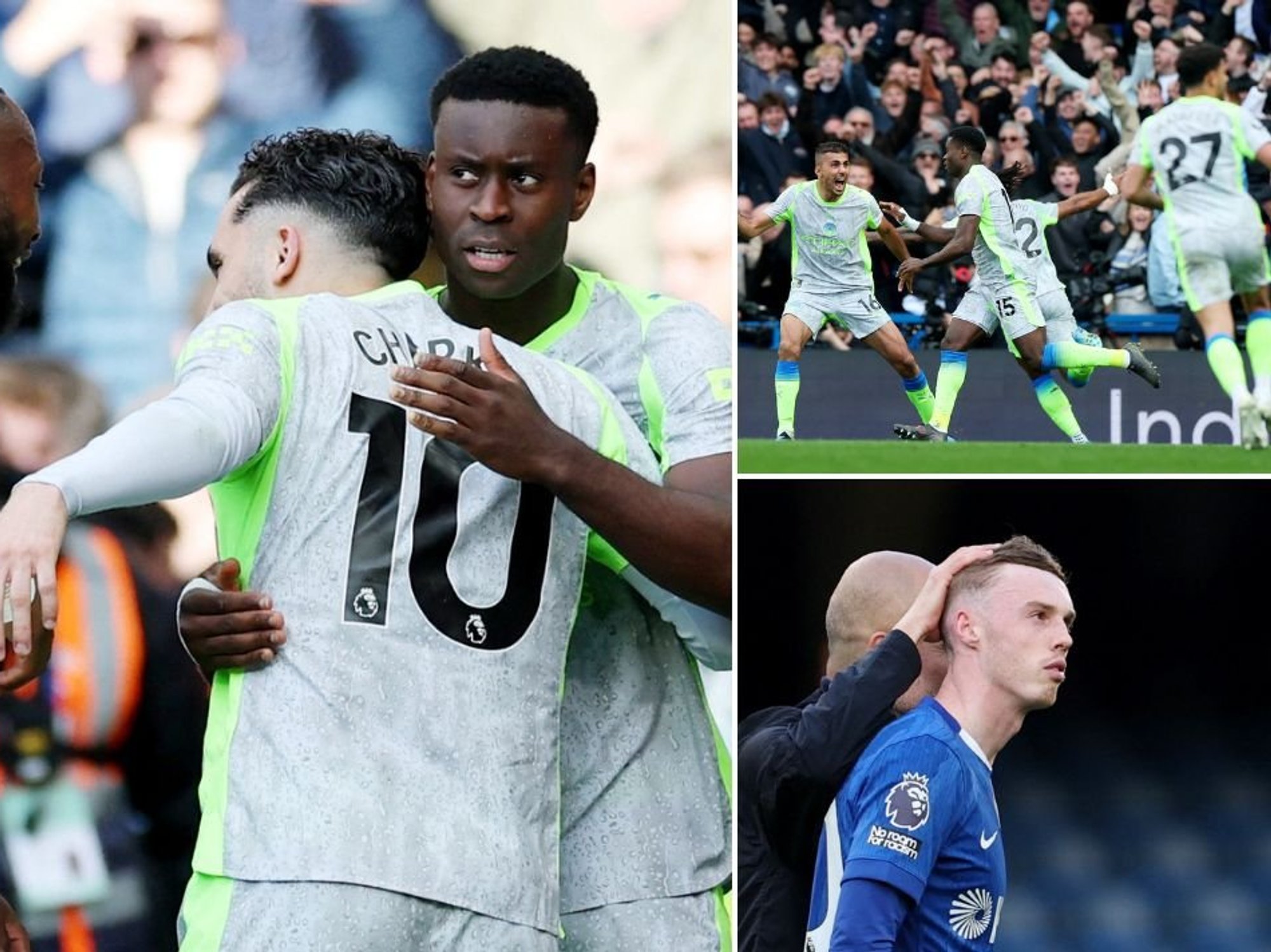 Man City ramp pressure up on Arsenal with thumping win over Chelsea at Stamford Bridge