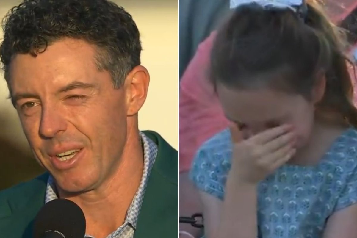 Poppy McIlroy left cringing at comments from father after sensational Masters win