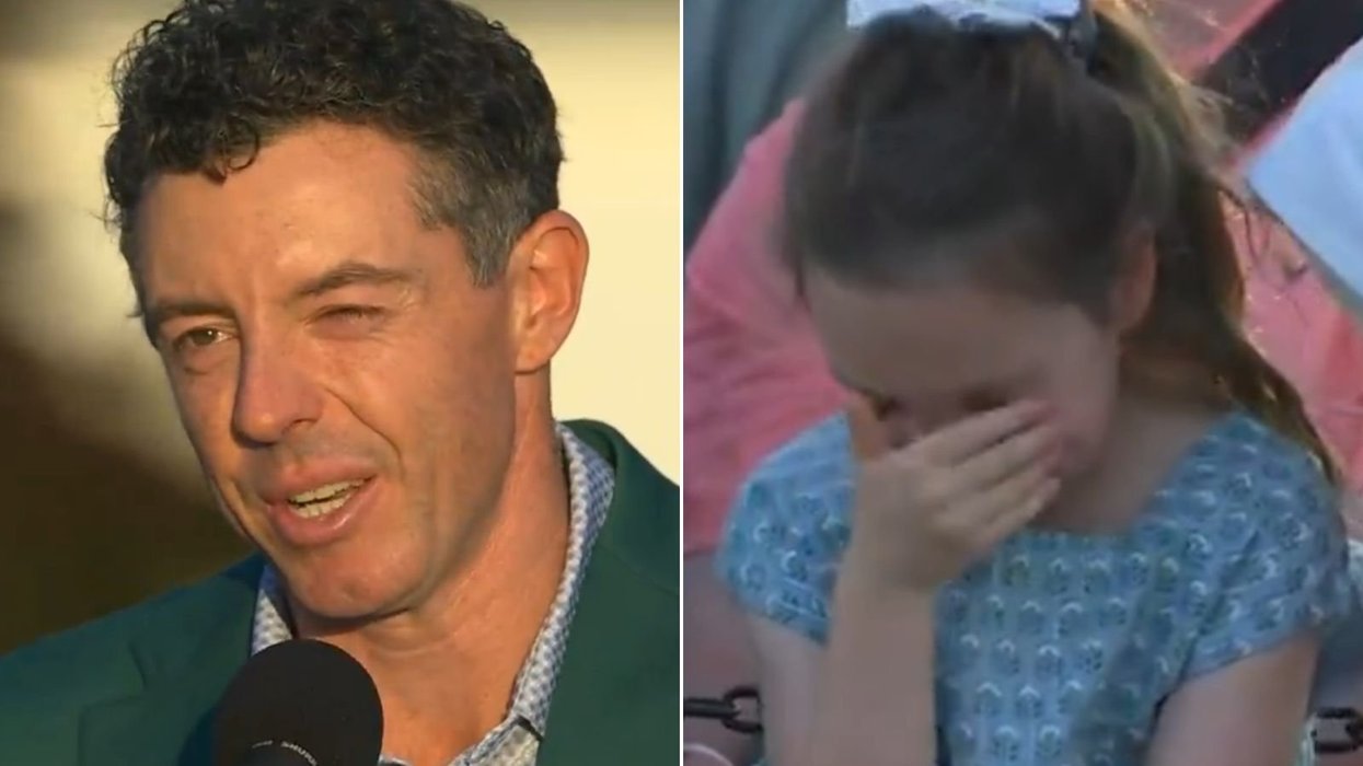 Poppy McIlroy left cringing at comments from father after sensational Masters win