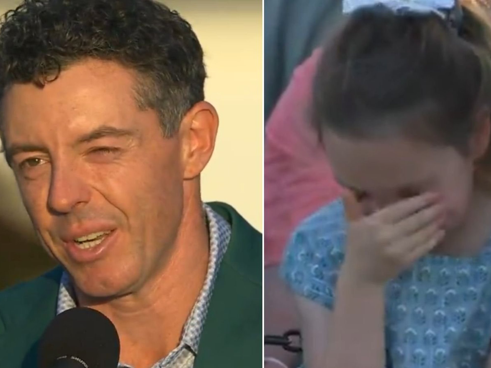 Poppy McIlroy left cringing at comments from father after sensational Masters win