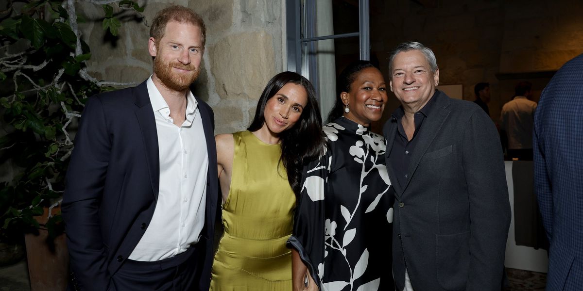 Meghan Markle holds hand with wife of Netflix CEO as Sussexes move on from professional separation Meghan Markle holds hand with wife of Netflix CEO as Sussexes move on from professional separation