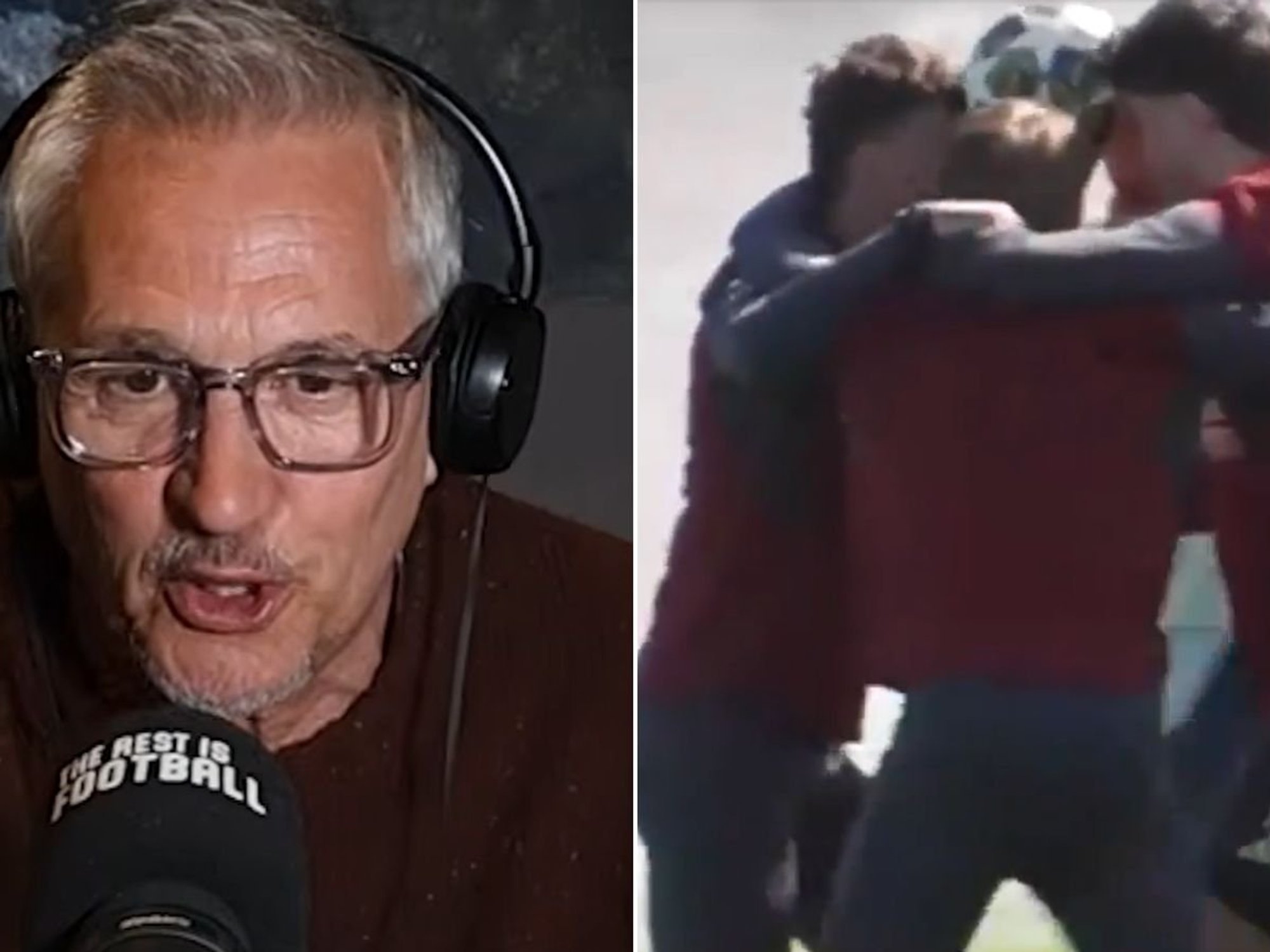 Gary Lineker slams Arsenal for 'cringeworthy' training antics as Man City title race heats up