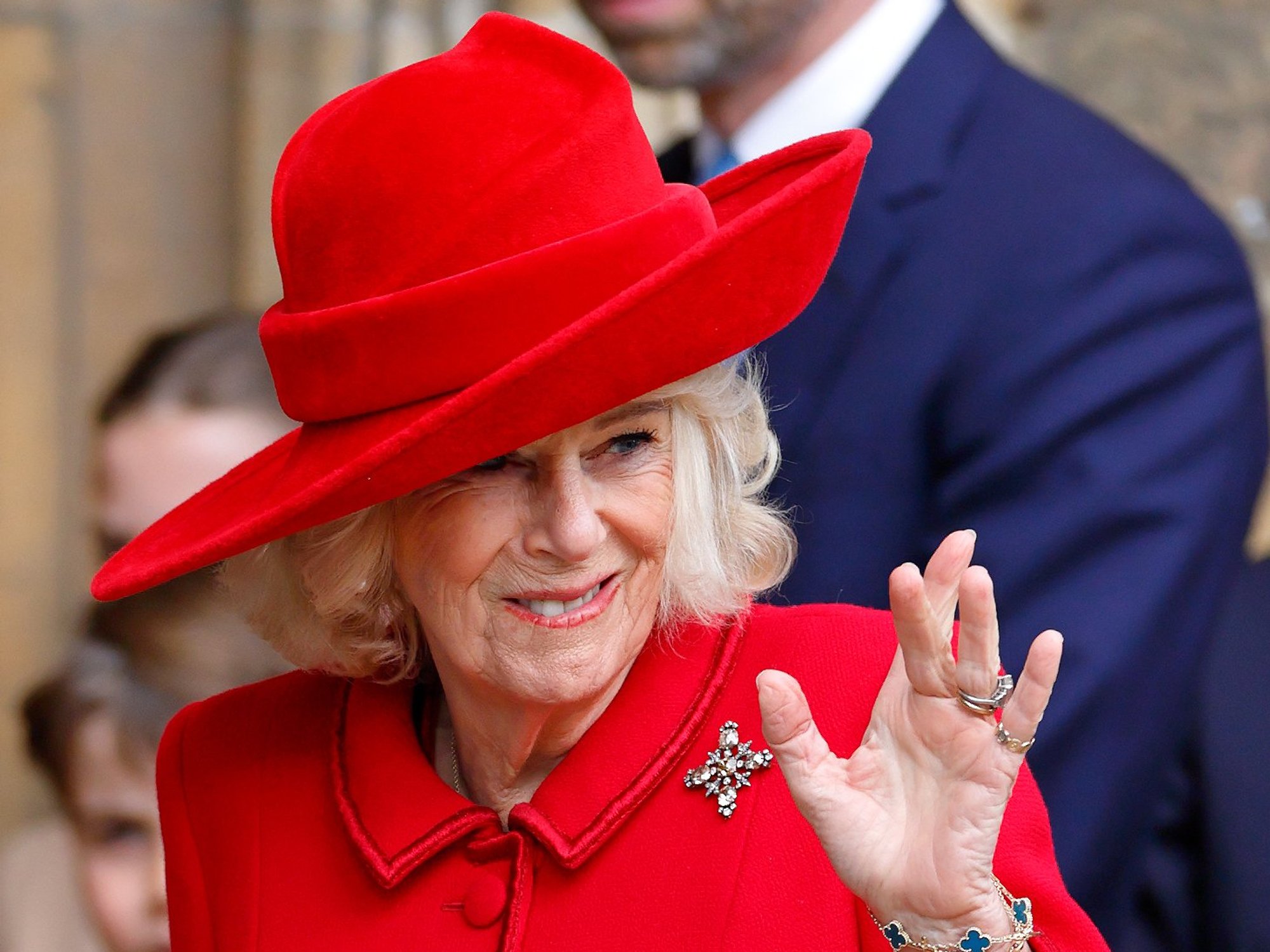 Queen Camilla sends personal message to 'the first lady of musical theatres' at she receives Spec...