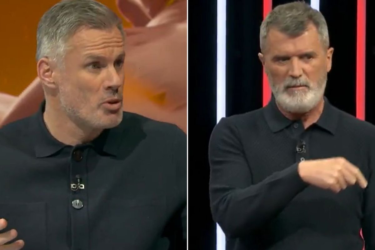 Roy Keane and Jamie Carragher disagree on controversial red card in Man Utd loss to Leeds