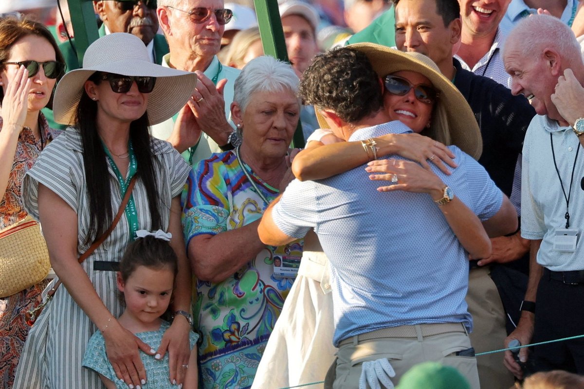 Rory McIlroy sparks backlash over ‘awkward’ moment with wife Erica Stoll after Masters win