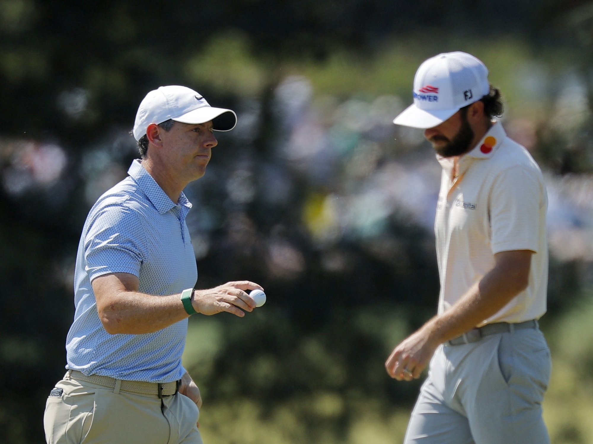 Cameron Young explains cold Rory McIlroy treatment during awkward Masters final round