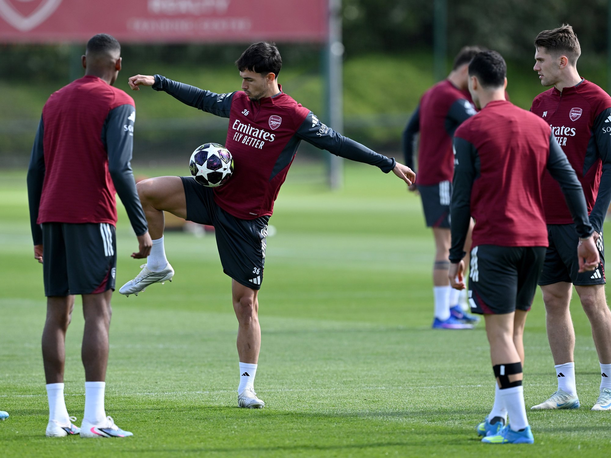 Arsenal injury crisis as five players miss training ahead of crunch Sporting Champions League tie