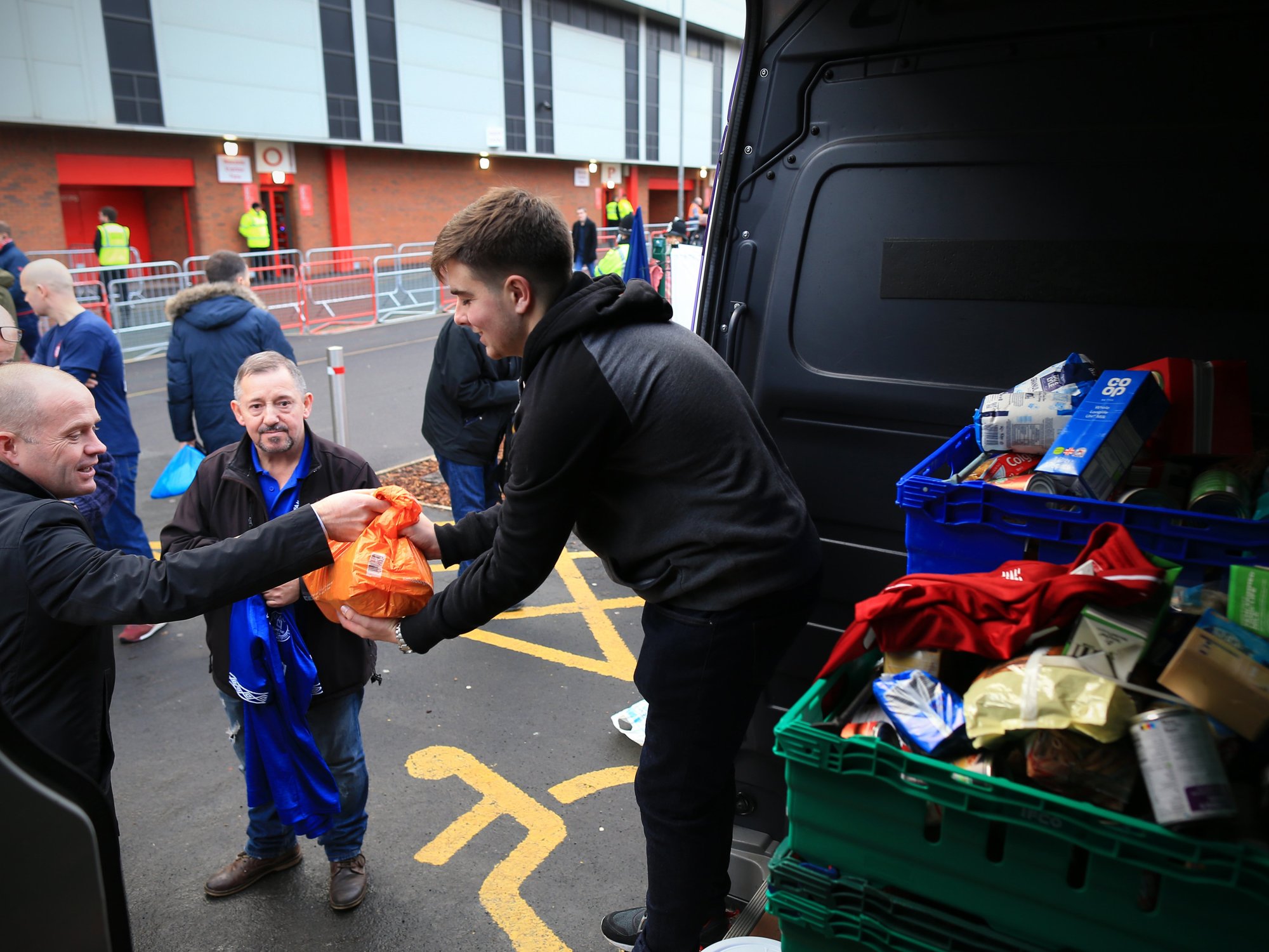 Liverpool foodbank charity robbed outside Anfield in 'deplorable act' caught on CCTV