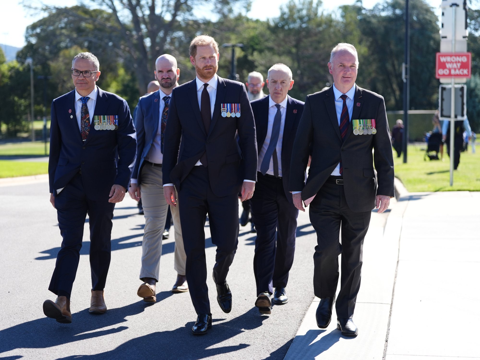 Prince Harry takes part in Aboriginal smoking ceremony as Meghan Markle absent