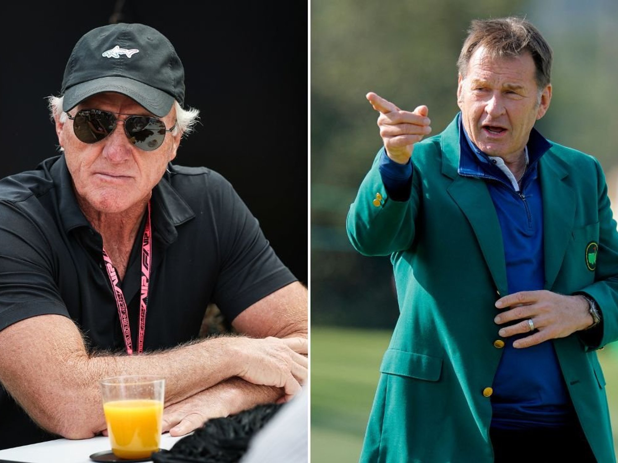 Sir Nick Faldo ramps up Greg Norman feud by releasing private WhatsApp texts