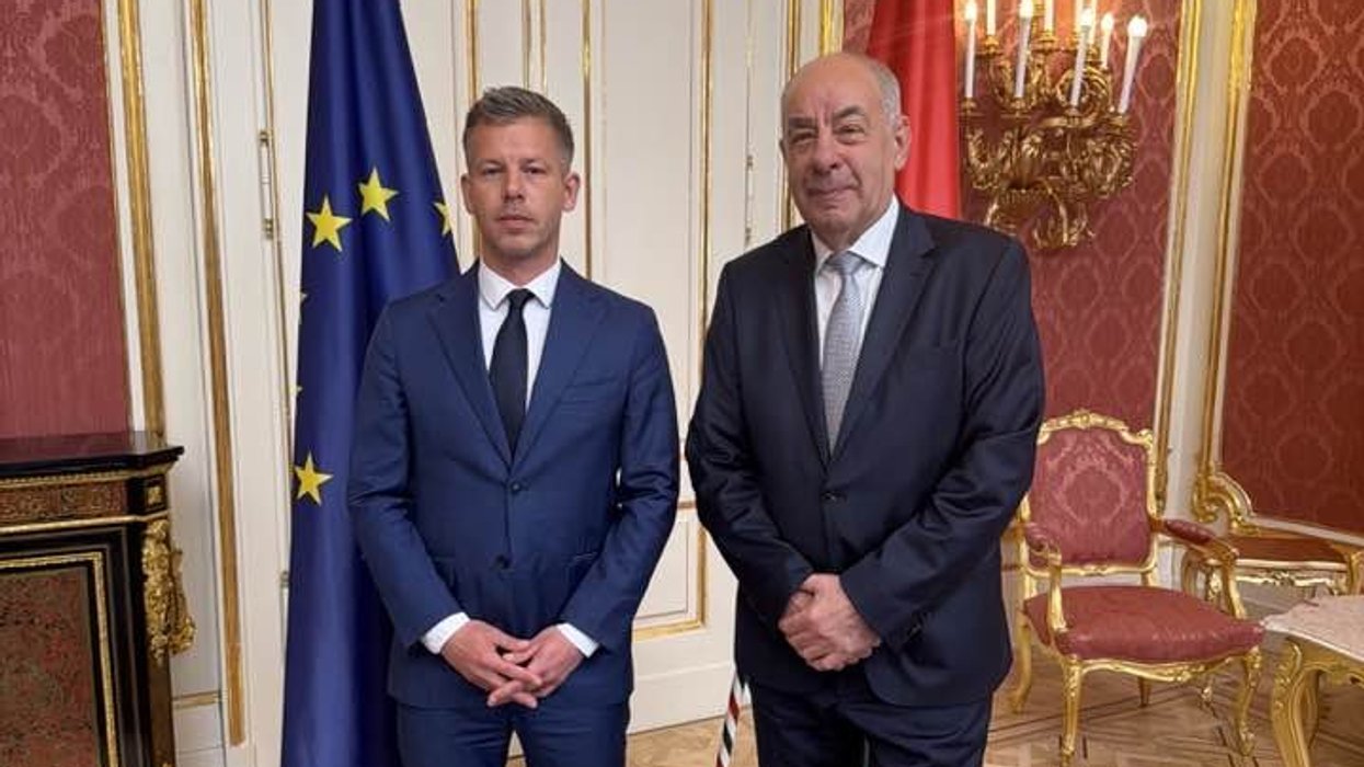 Hungary’s new PM Peter Magyar poses for photo with country’s president - then takes to X to slate him and demand his resignation