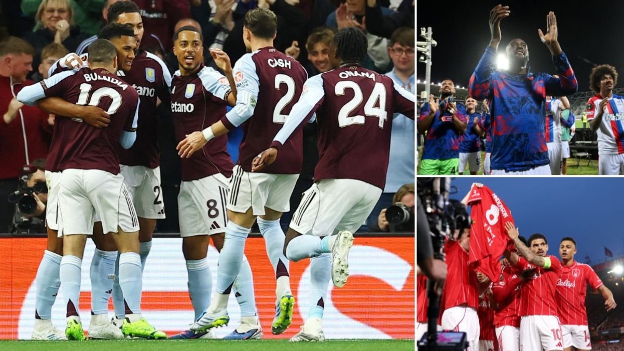 Aston Villa, Nottingham Forest and Crystal Palace all through to European semi-finals