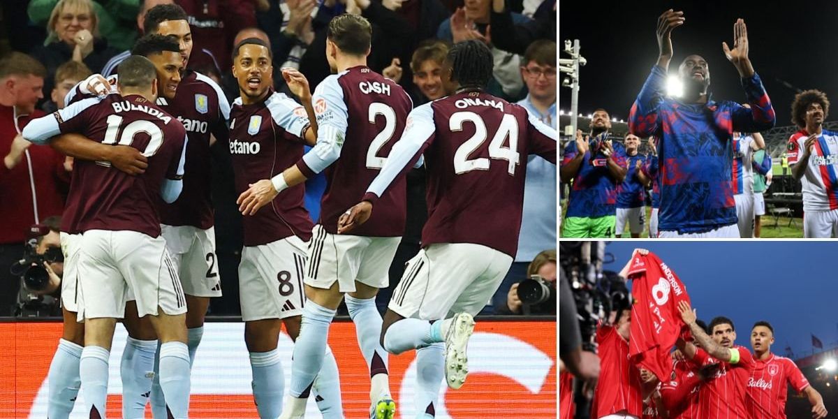 Aston Villa, Nottingham Forest and Crystal Palace all through to European semi-finals Aston Villa, Nottingham Forest and Crystal Palace all through to European semi-finals