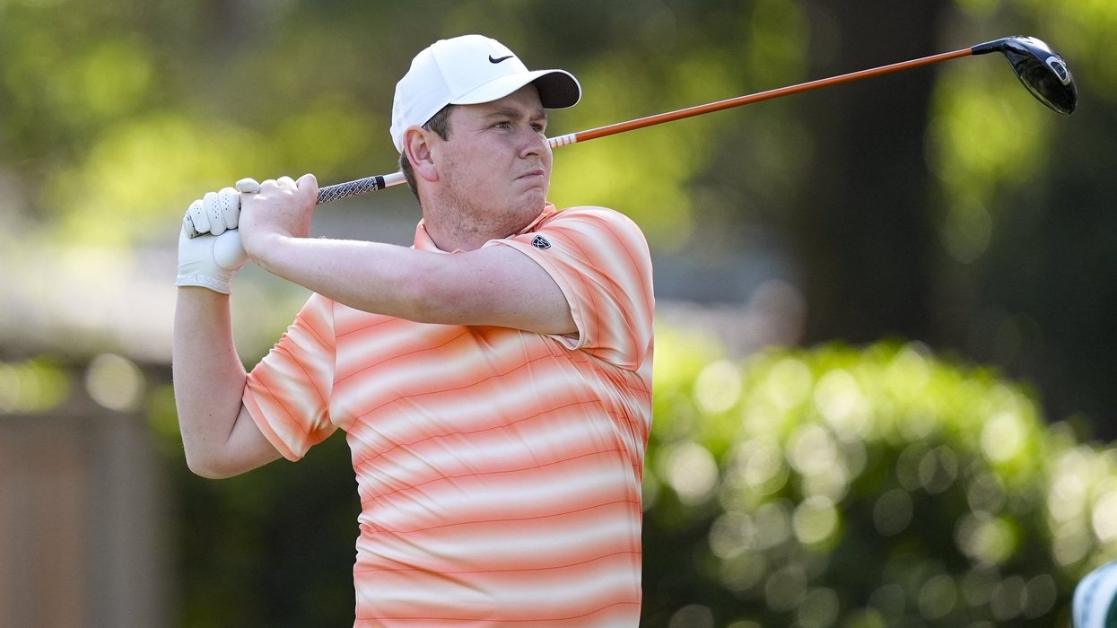 British golf star accused of vile Masters behaviour hits back at critics in first words since incident