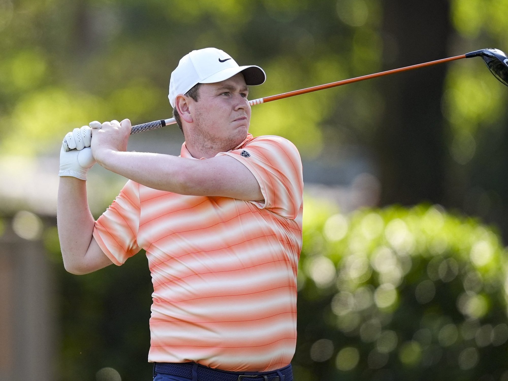 British golf star accused of vile Masters behaviour hits back at critics in first words since incident