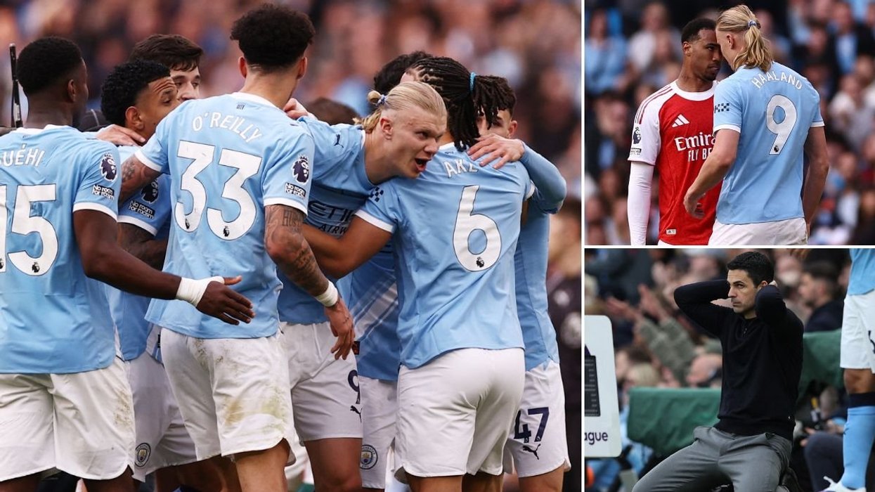 Erling Haaland gives Man City crucial Arsenal victory with title now out of Mikel Arteta's hands