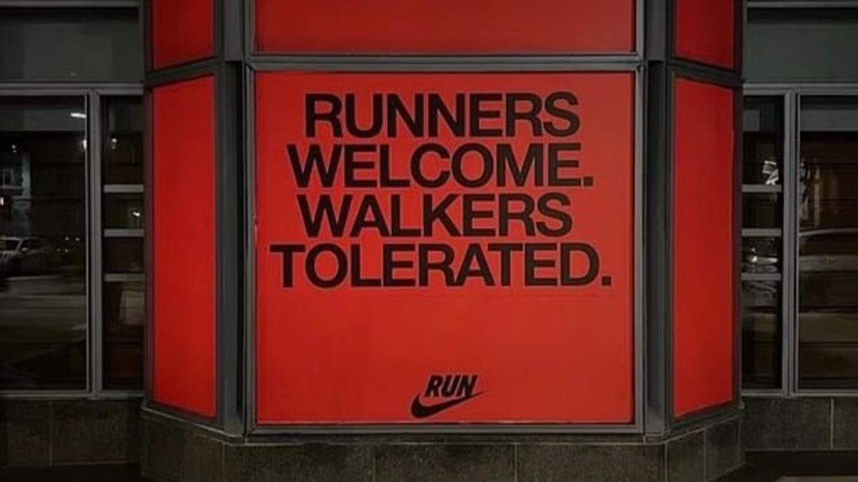 Nike forced to take down Boston Marathon sign as offended athletes accuse them of 'pace shaming'