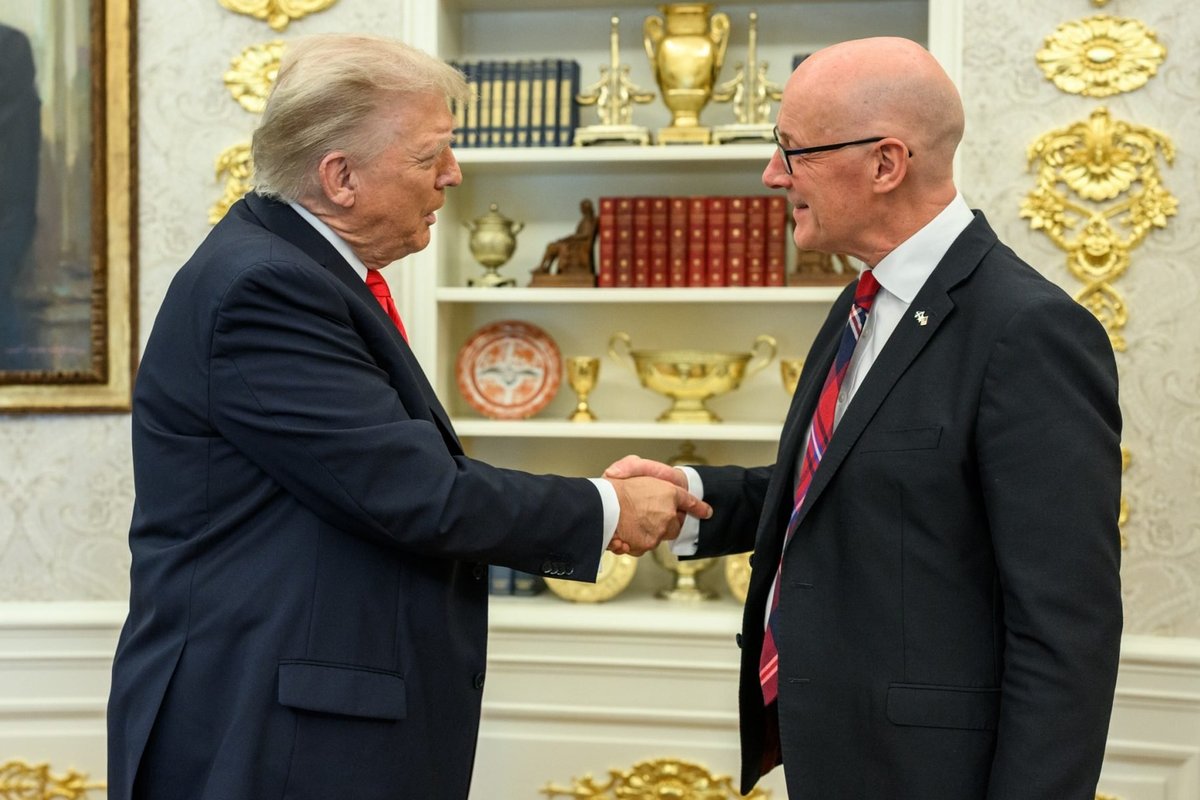 John Swinney snubs Donald Trump's invitation to state banquet with King and Queen