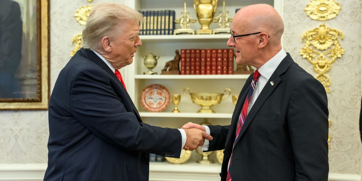 John Swinney snubs Donald Trump's invitation to state banquet with King and Queen thumbnail