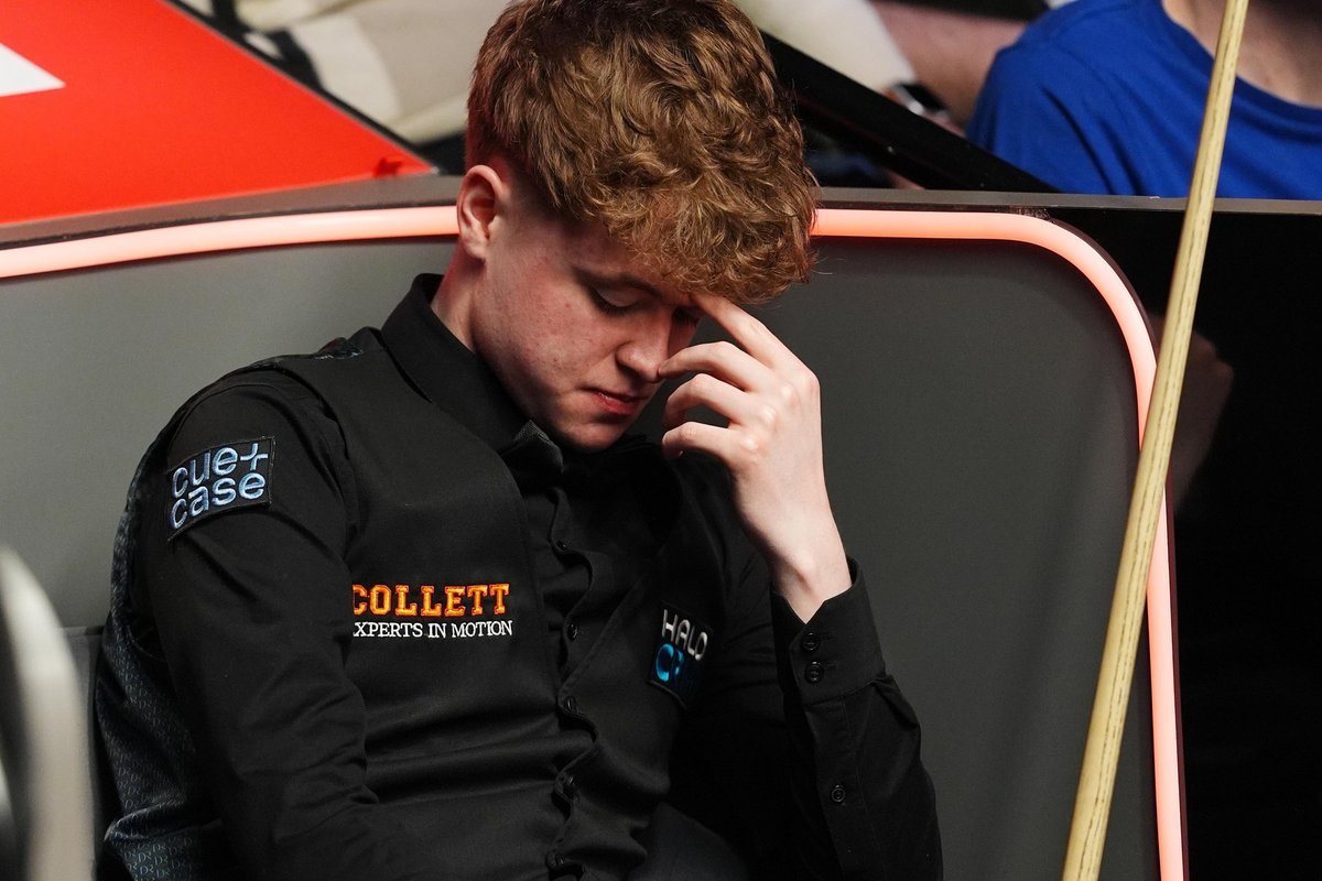 Stan Moody ‘gutted’ after nightmare collapse on World Snooker Championship debut