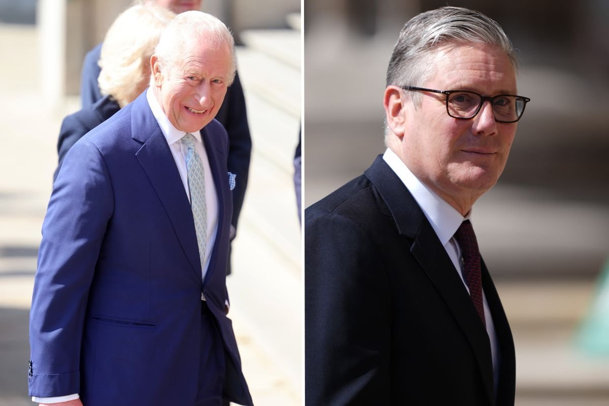 King Charles and under-fire Keir Starmer view complete design for national memorial honouring the late Queen