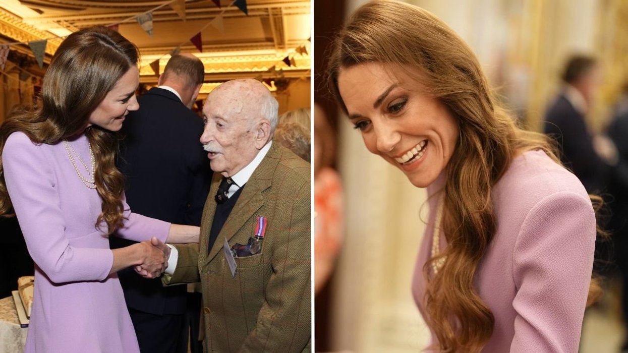 Catherine and William join King at special Buckingham Palace reception but George, Charlotte and Louis absent