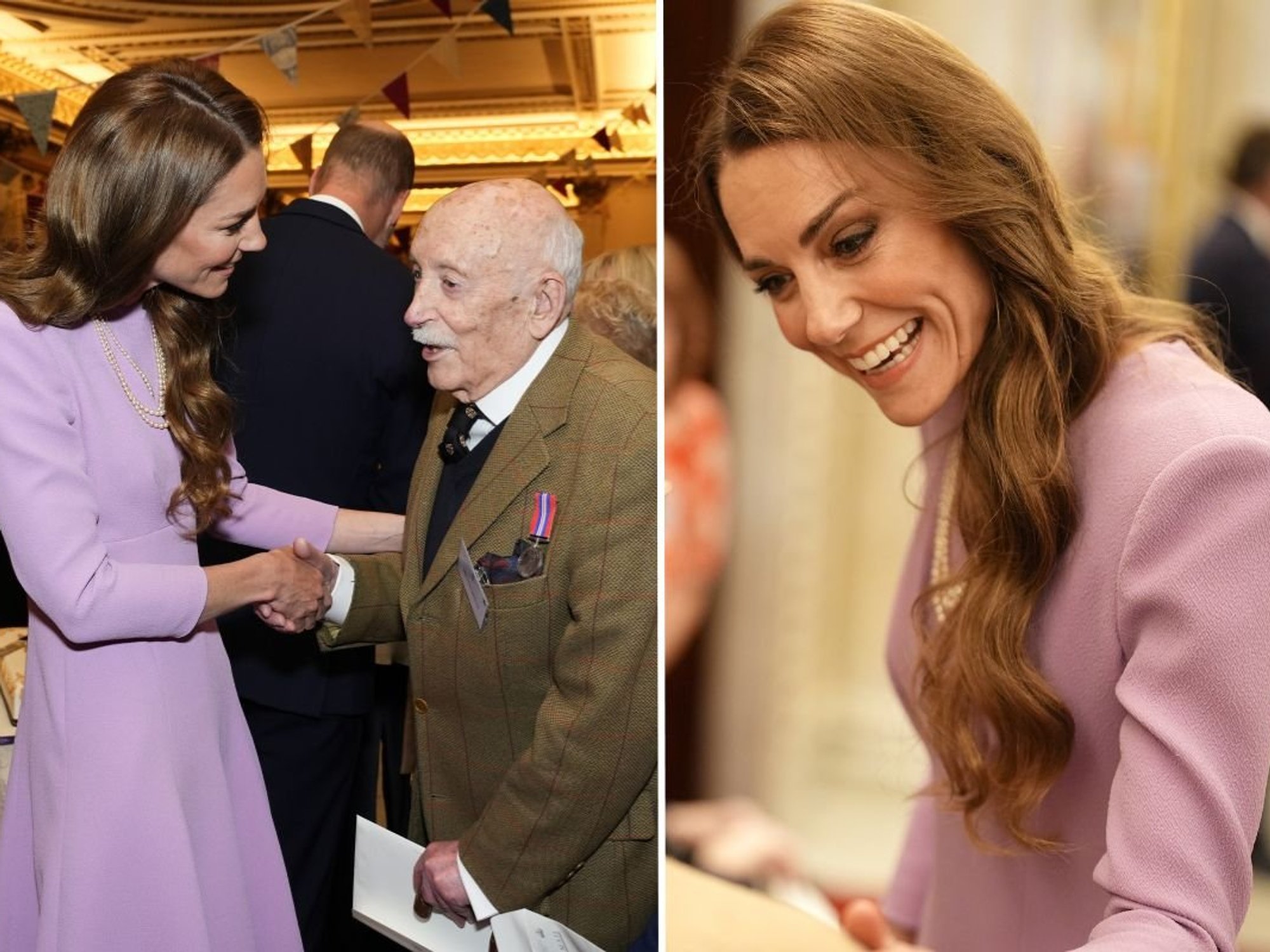 Catherine and William join King at special Buckingham Palace reception but George, Charlotte and ...