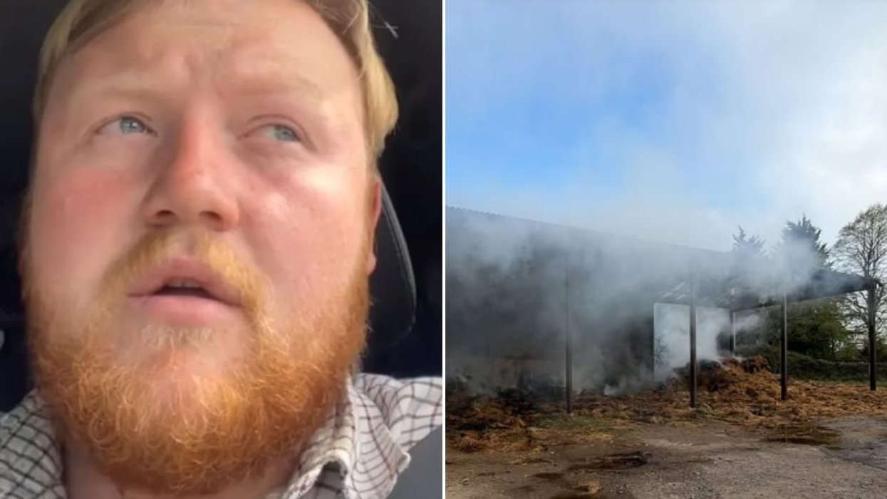 Kaleb Cooper issues desperate plea after fire rips through Clarkson's Farm star's barn: 'Bad day'