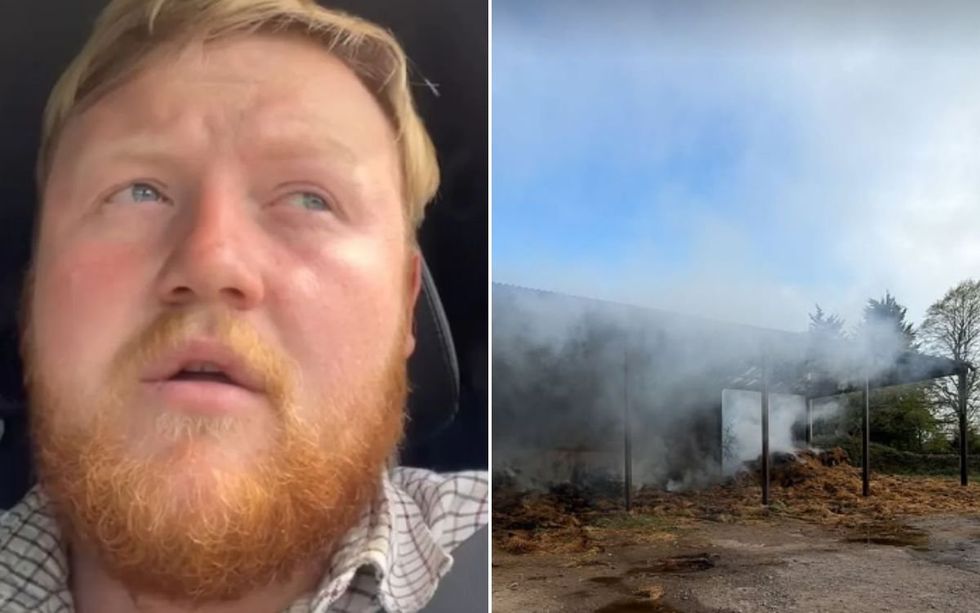 Kaleb Cooper issues desperate plea after fire rips through Clarkson's Farm star's barn: 'Bad day'