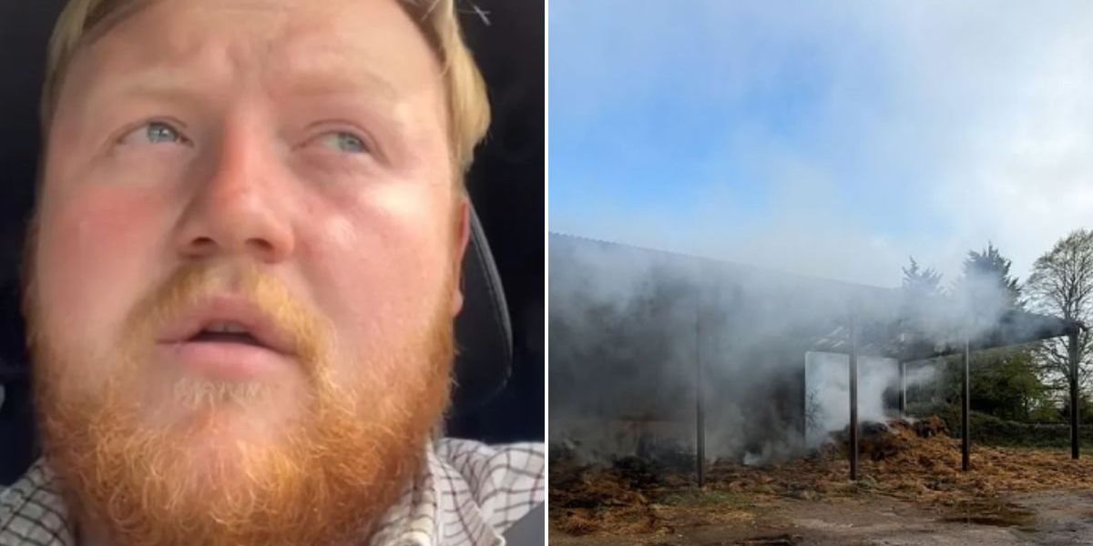 Kaleb Cooper issues desperate plea after fire rips through Clarkson’s Farm star’s barn: ‘Bad day’ Kaleb Cooper issues desperate plea after fire rips through Clarkson’s Farm star’s barn: ‘Bad day’