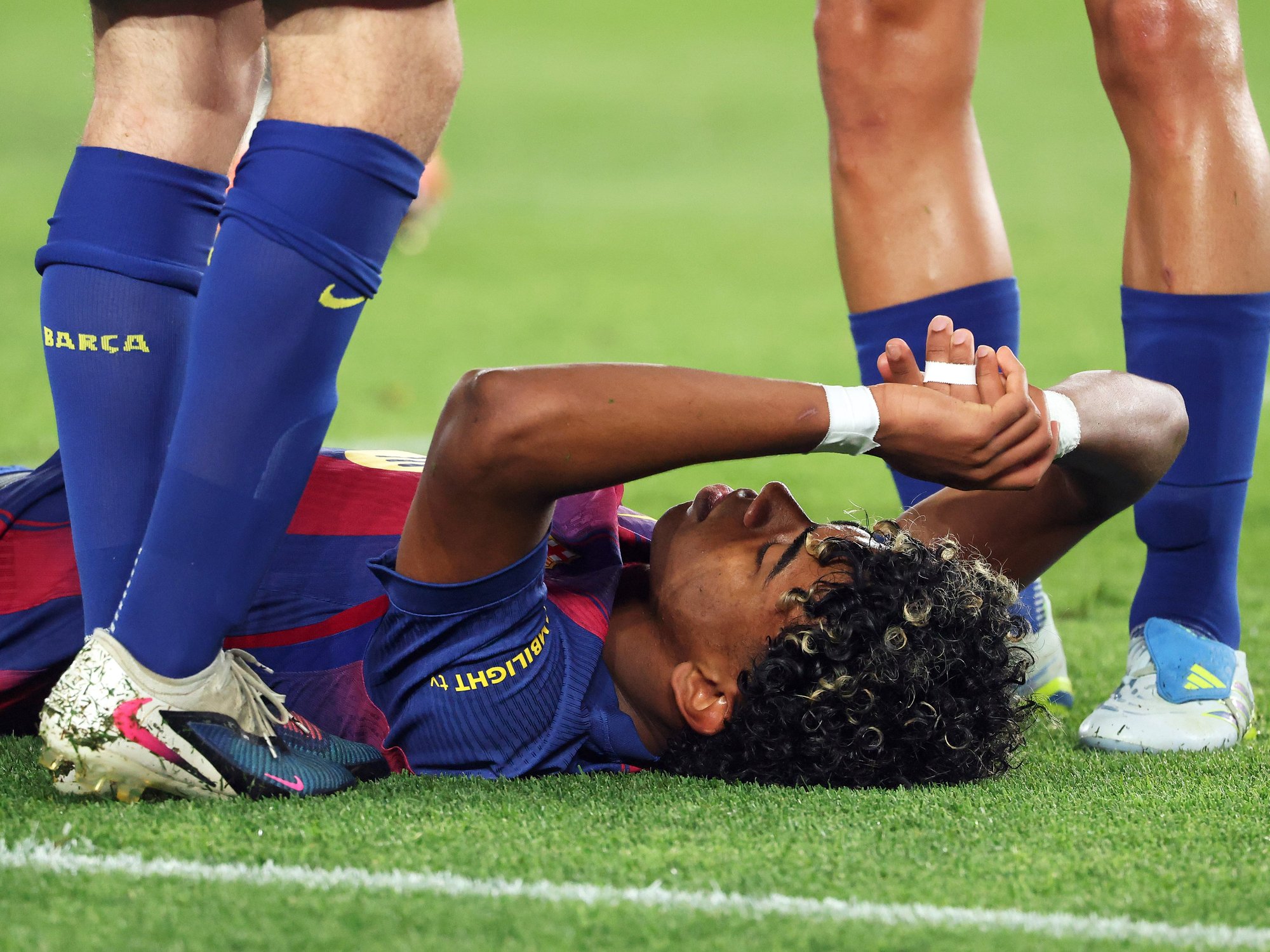 Lamine Yamal in World Cup injury scare just months before tournament is due to start