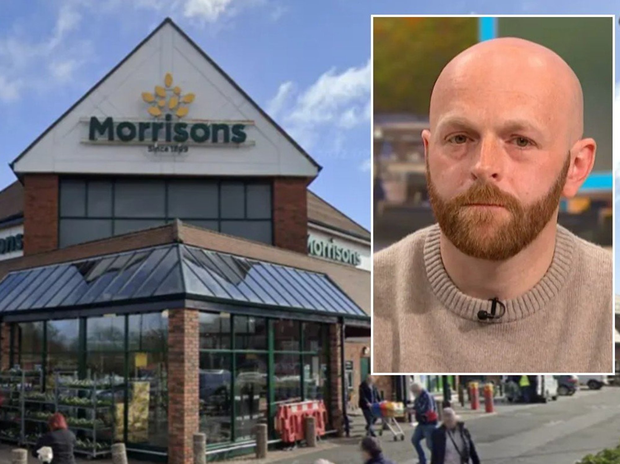 Morrisons manager sacked for tackling serial shoplifter launches protest outside his old workplace