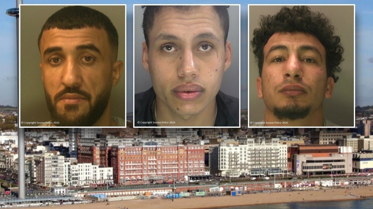 Three asylum seekers found guilty of raping woman on Brighton beach