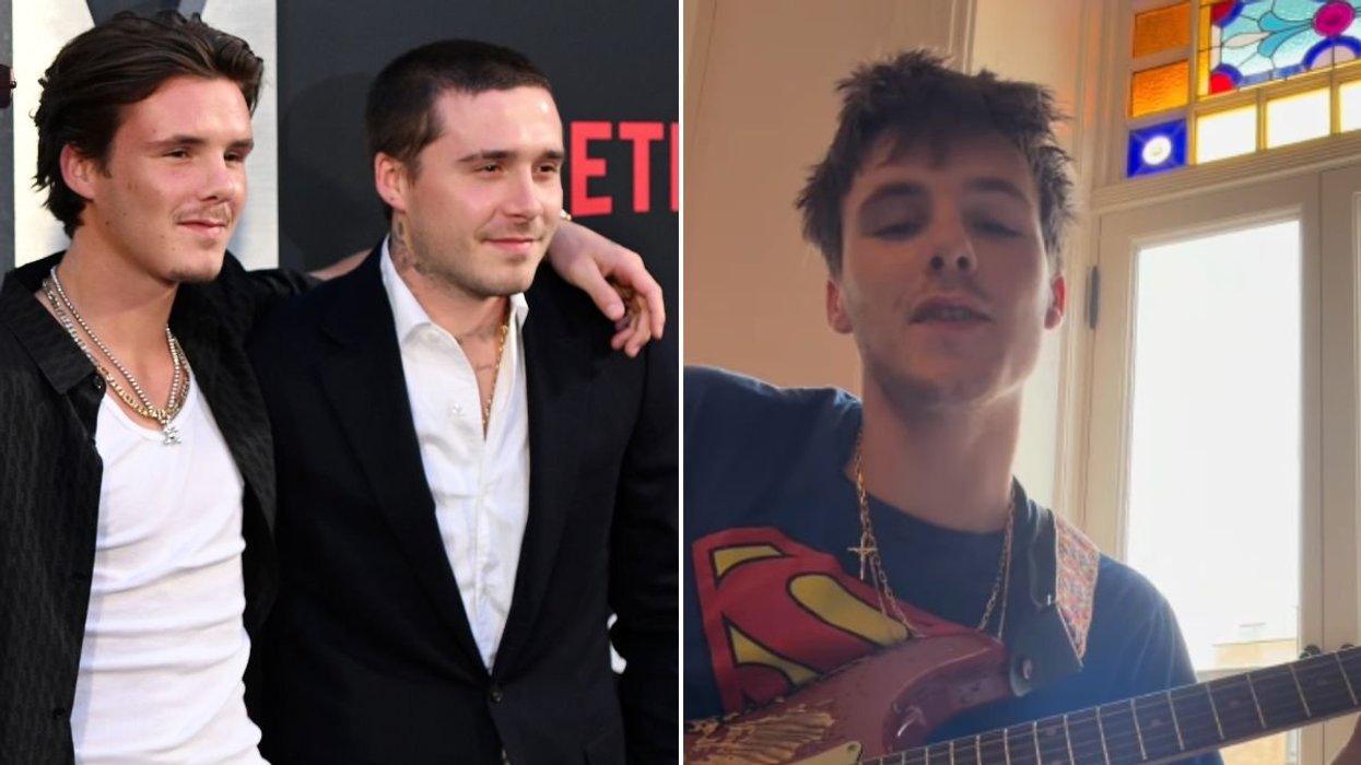 Cruz Beckham reaches out with olive branch to brother Brooklyn as family feud continues