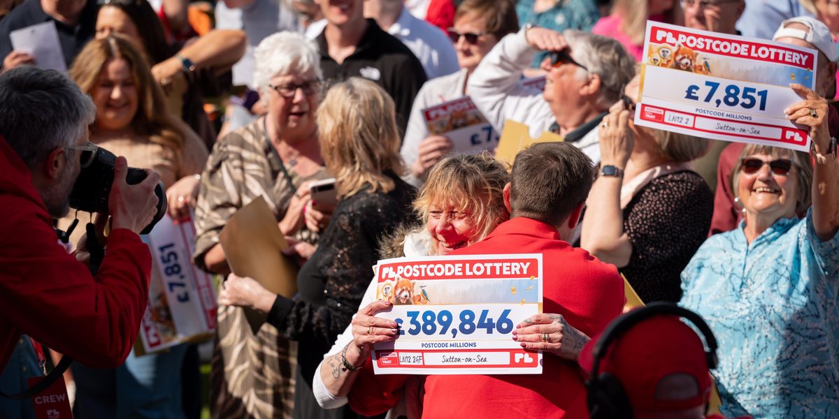 Seaside town celebrates after sharing £12.3million jackpot Seaside town celebrates after sharing £12.3million jackpot