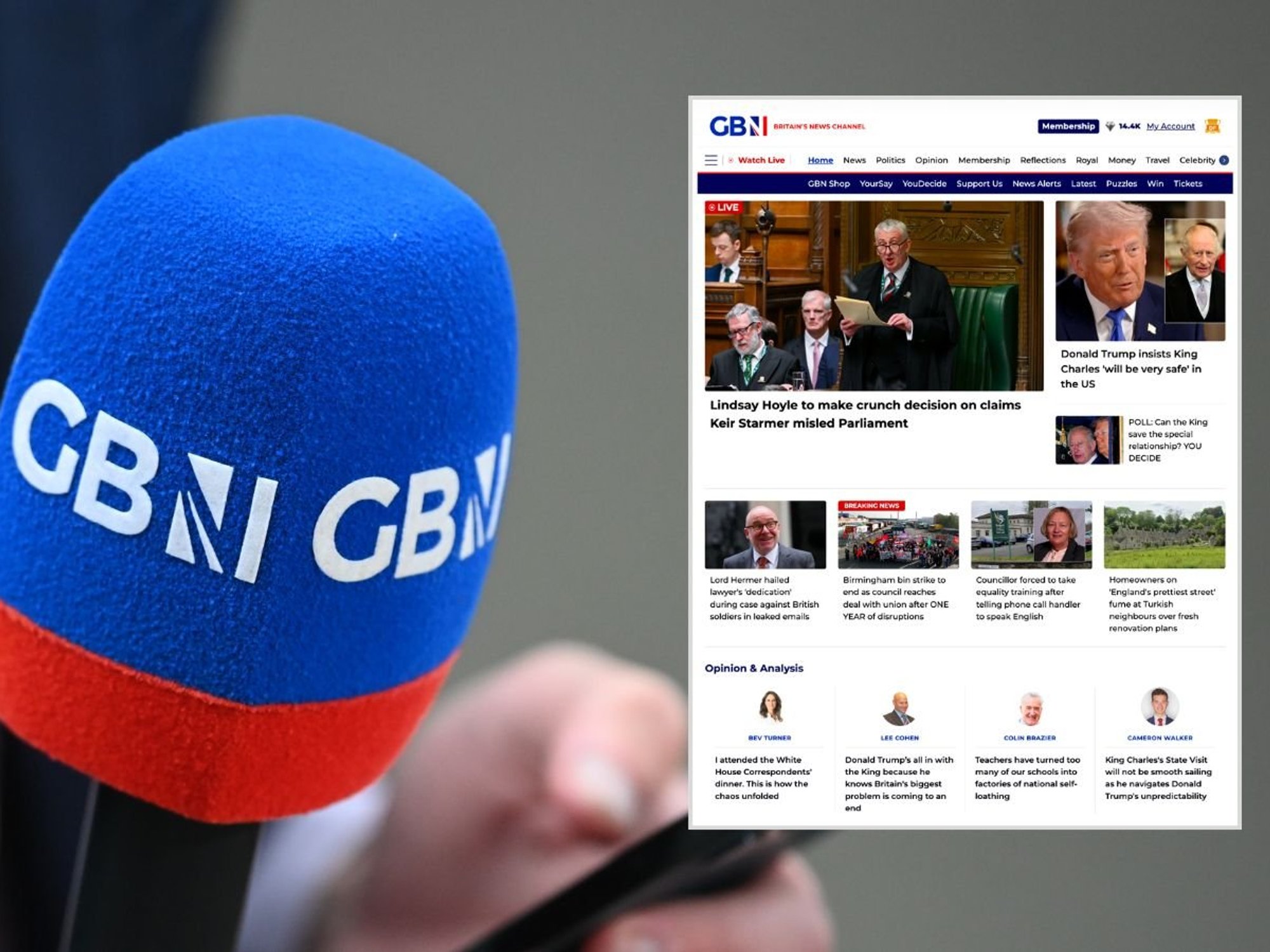 GB News shortlisted in two categories in AOP Awards 2026