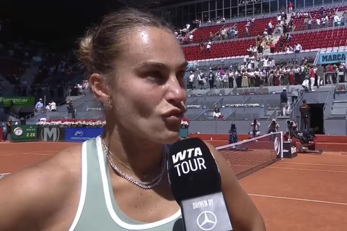 Aryna Sabalenka suffers awkward moment with reporter after Naomi Osaka victory