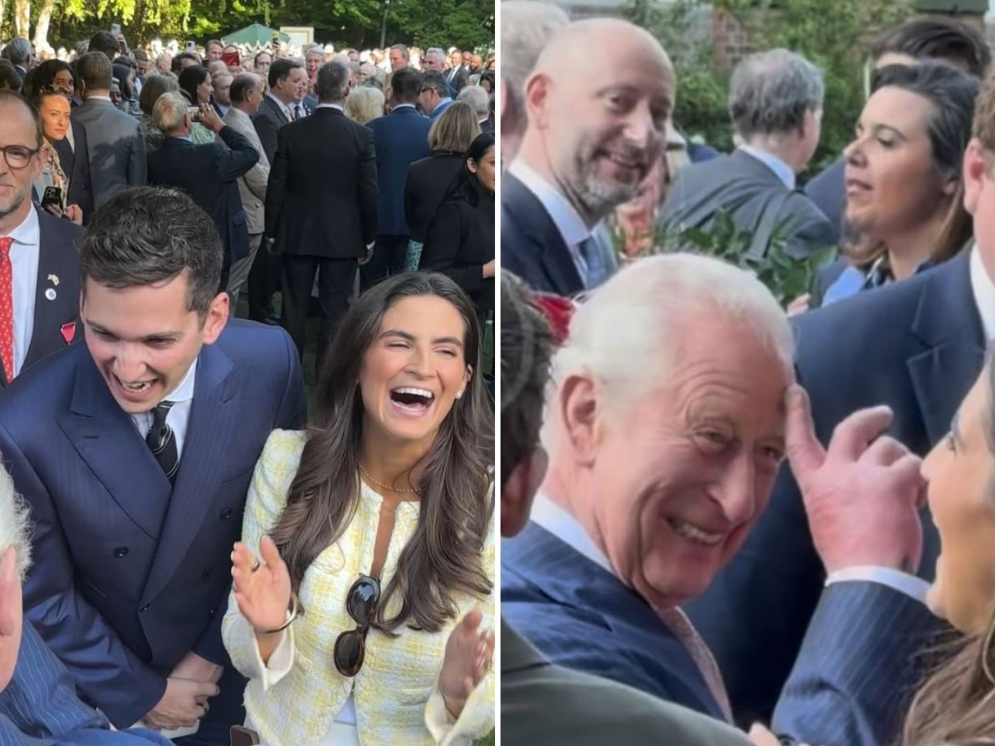 King Charles comes face to face with comedian who impersonates him