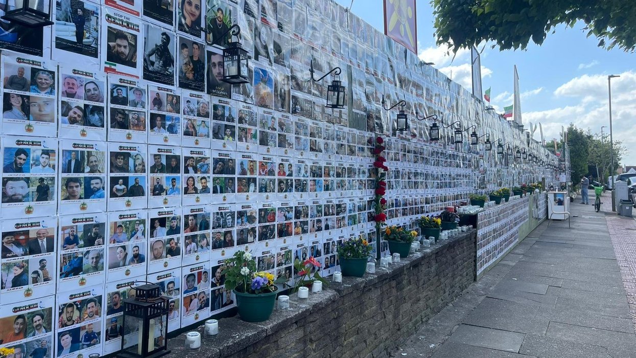 Counter terror police launch probe into suspected arson attack on Iranian memorial wall in north London
