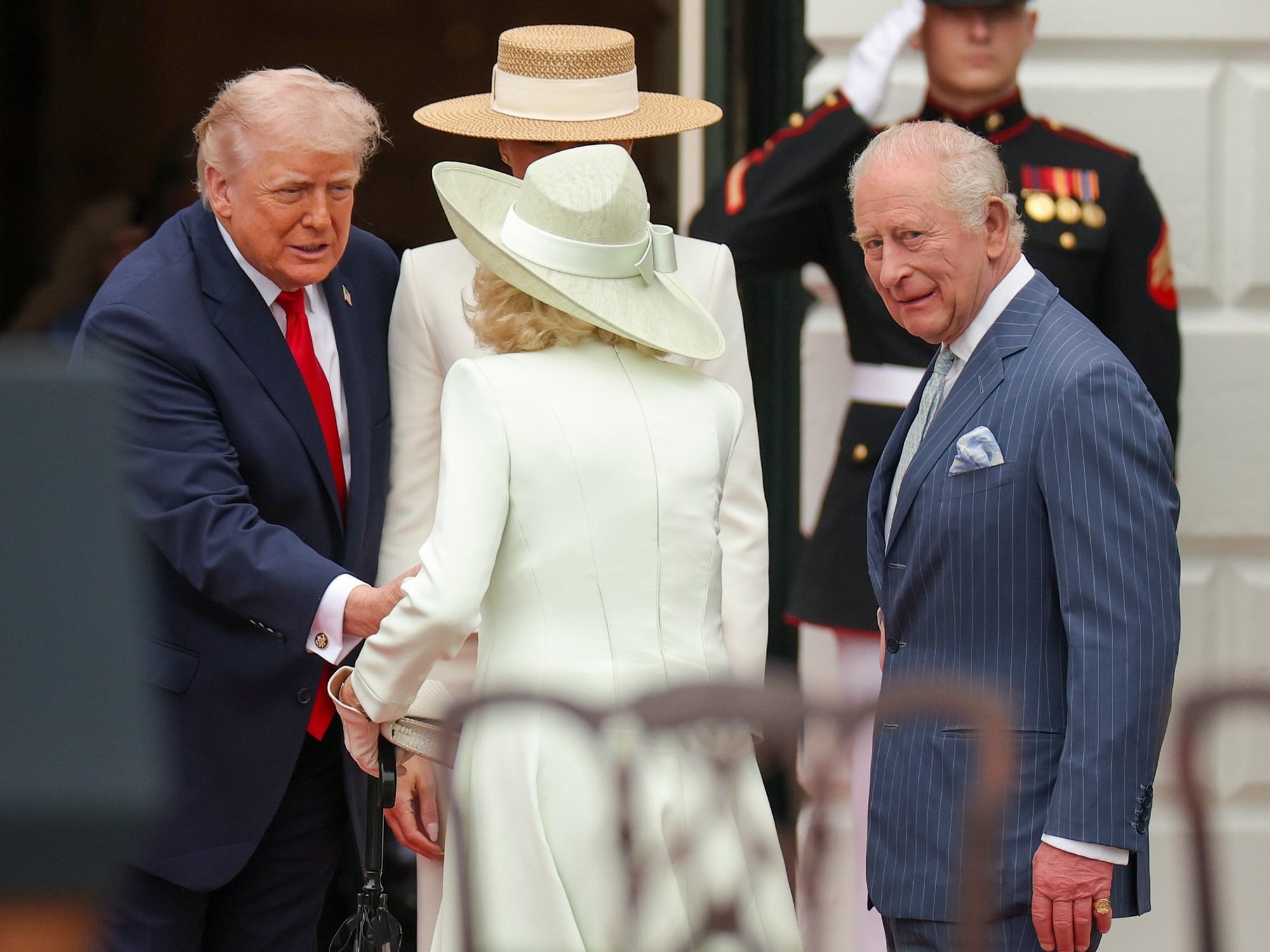 King Charles and Queen Camilla receive highest honour from US alongside Donald Trump at White Hou...