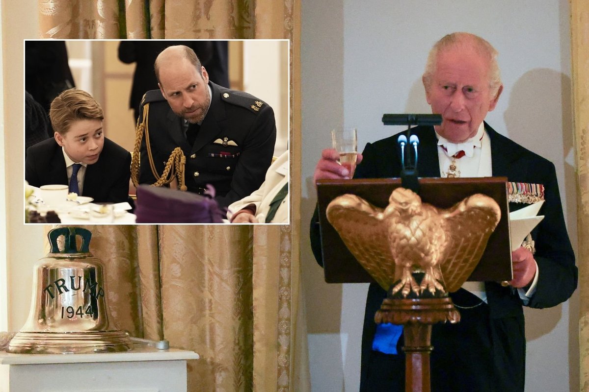 King Charles makes surprise nod to Prince William and Prince George during State Visit