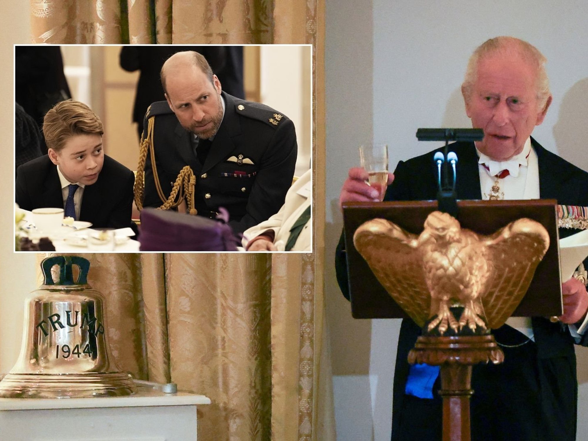 King Charles make surprise nod to Prince William and Prince George during State Visit