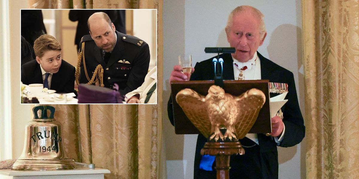 King Charles make surprise nod to Prince William and Prince George during State Visit King Charles make surprise nod to Prince William and Prince George during State Visit